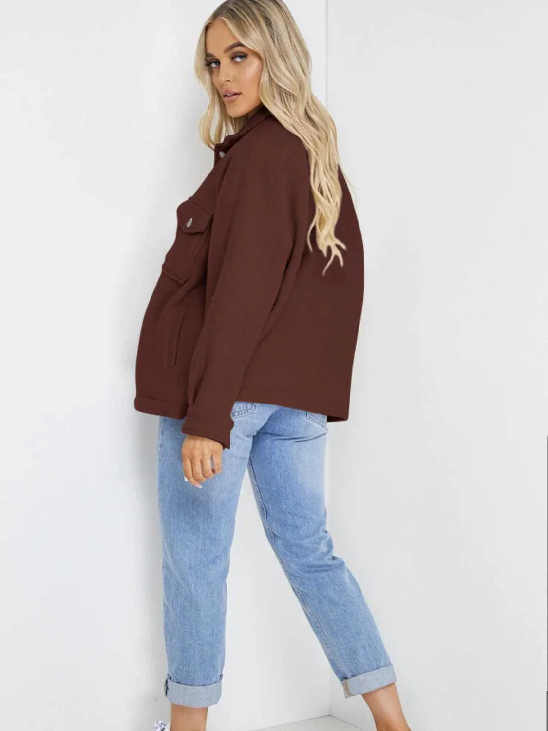 Button Down Denim Jacket - Image 2