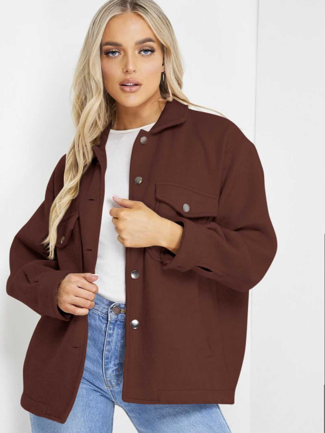 Button Down Denim Jacket - Image 3