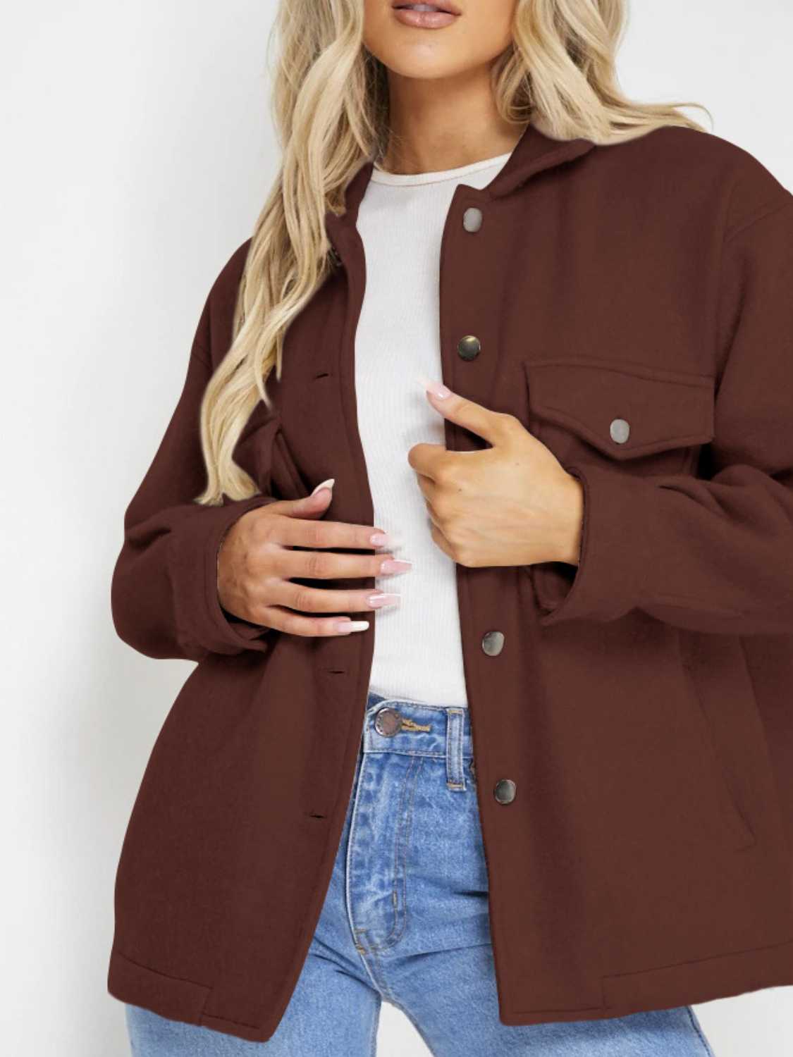 Button Down Denim Jacket - Image 4