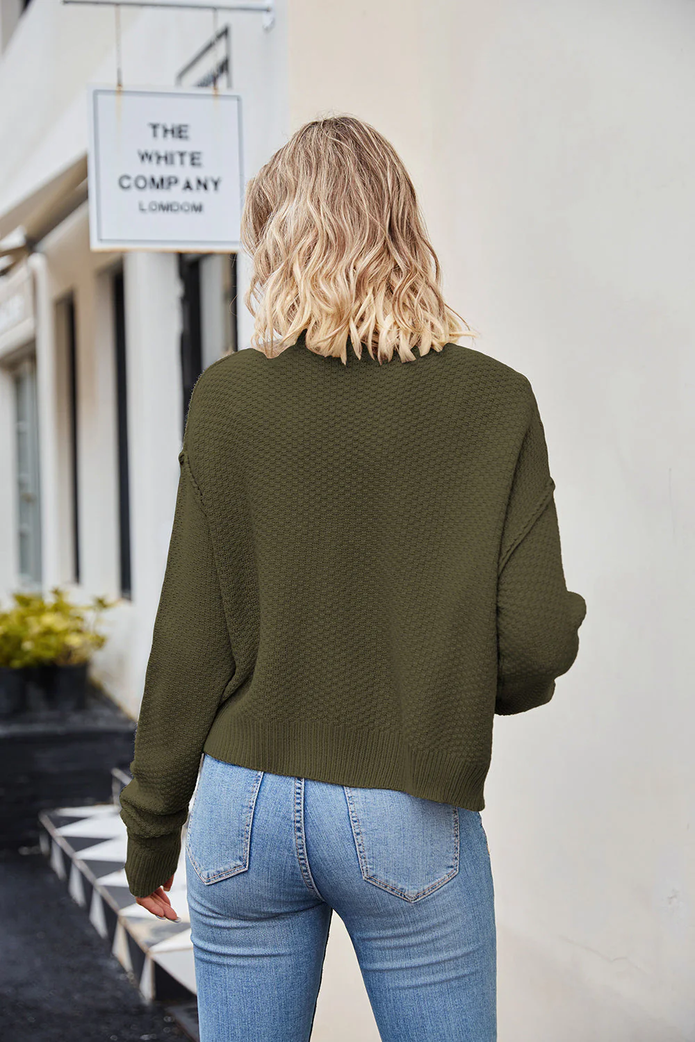 Button Down Exposed Seam Cardigan - Image 16