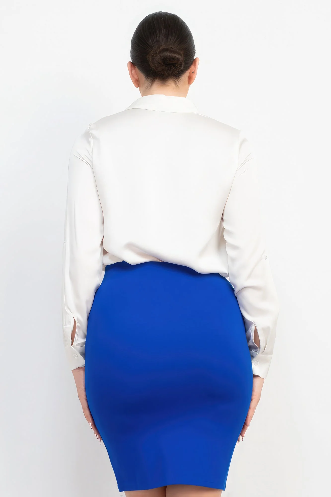 Button-down Pocketed Collared Top - Image 5