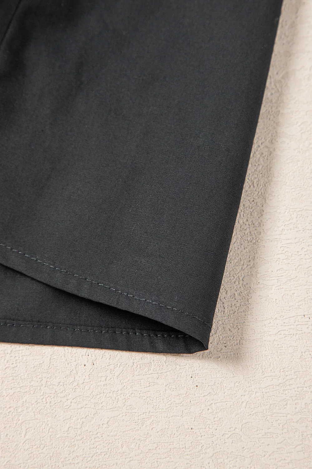 Button Down Puff Sleeve Ruffle Hem Dress - Image 13