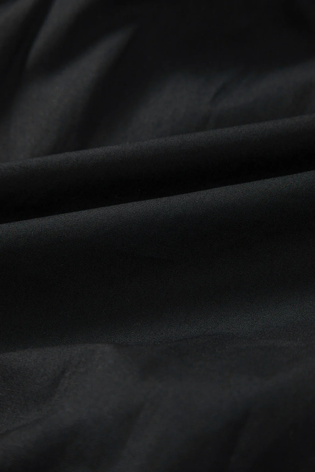 Button Down Puff Sleeve Ruffle Hem Dress - Image 9