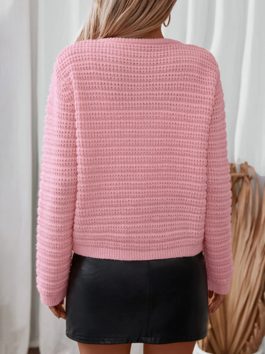 BUtton Up Long Sleeve Cardigan - Image 2