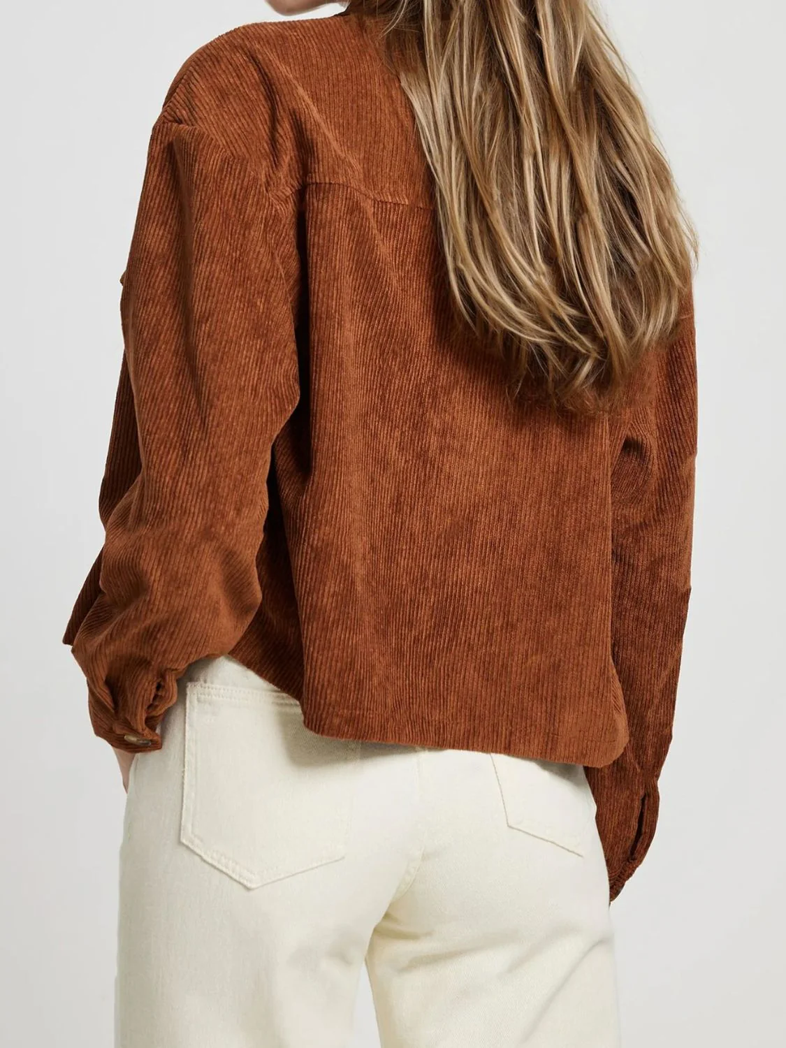 Button Up Long Sleeve Jacket - Image 3