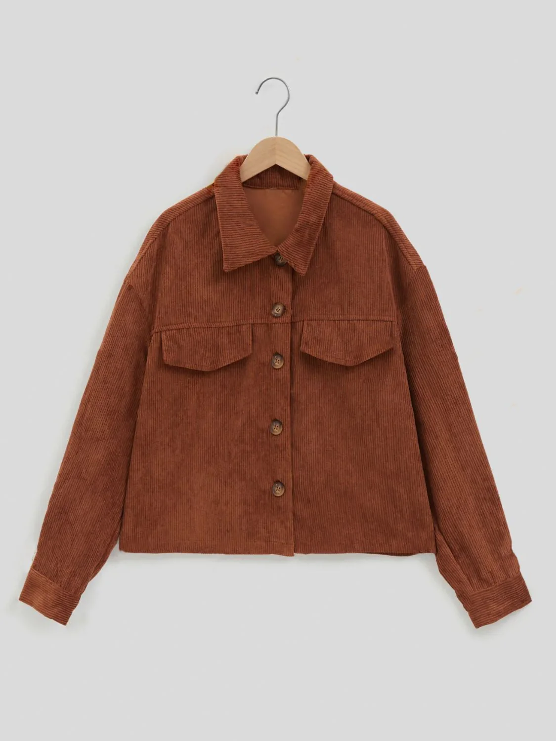 Button Up Long Sleeve Jacket - Image 5