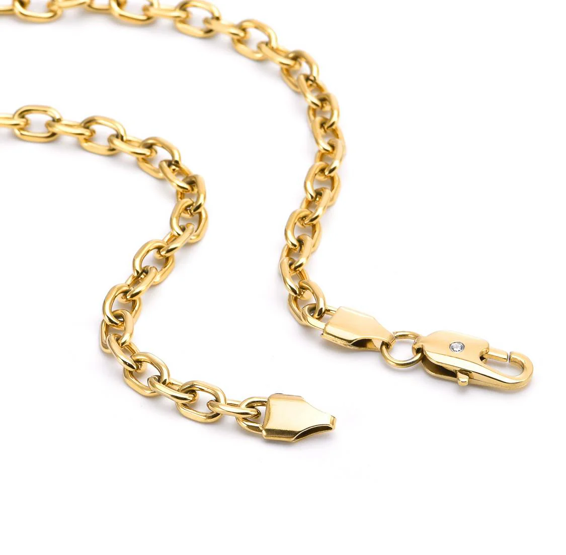 C007G B.Tiff Gold Cable Link Chain Necklace by B.Tiff New York - Image 2