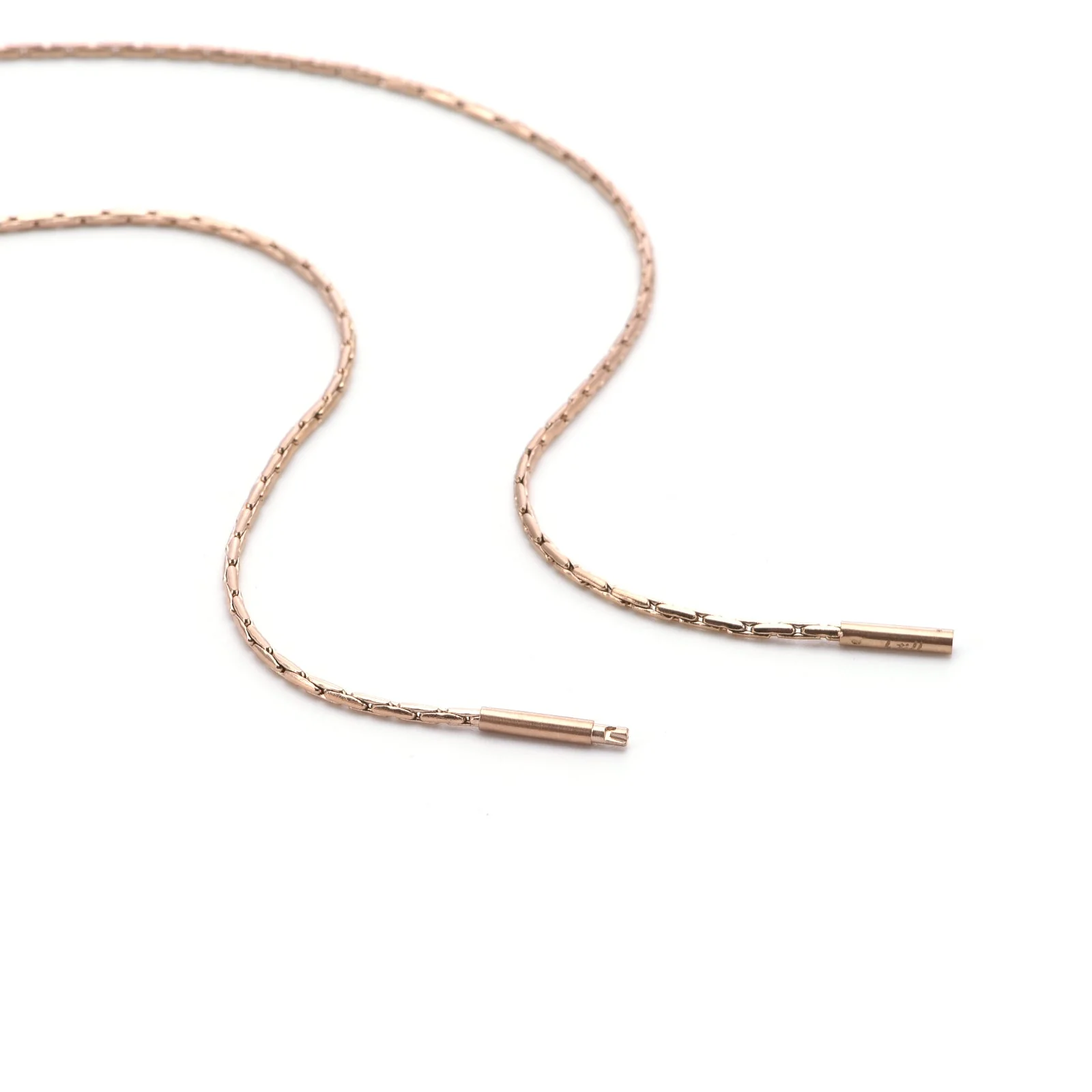 C031RG B.Tiff Diamond Cut Rose Gold Plated Chain Necklace by B.Tiff New York - Image 2
