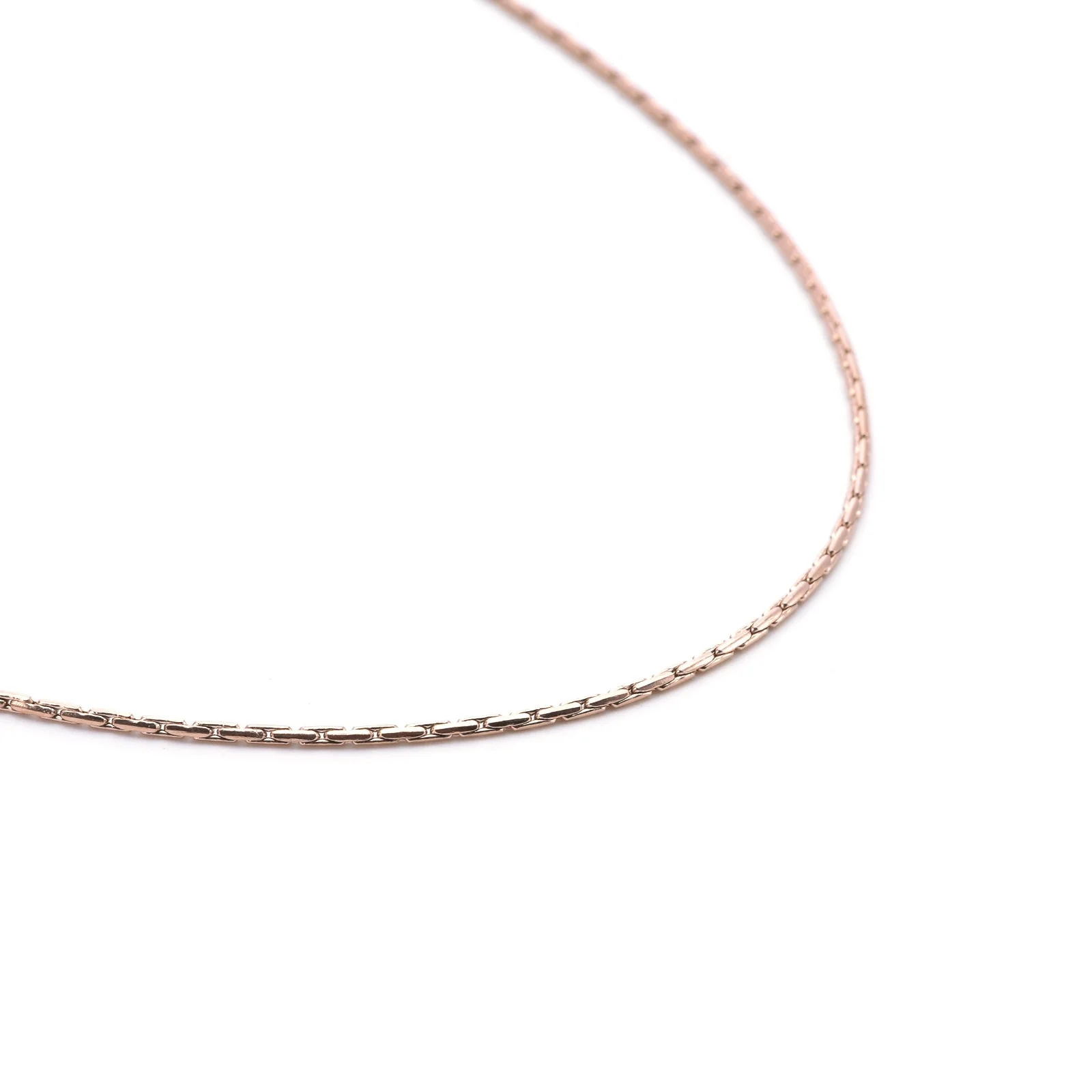C031RG B.Tiff Diamond Cut Rose Gold Plated Chain Necklace by B.Tiff New York - Image 3