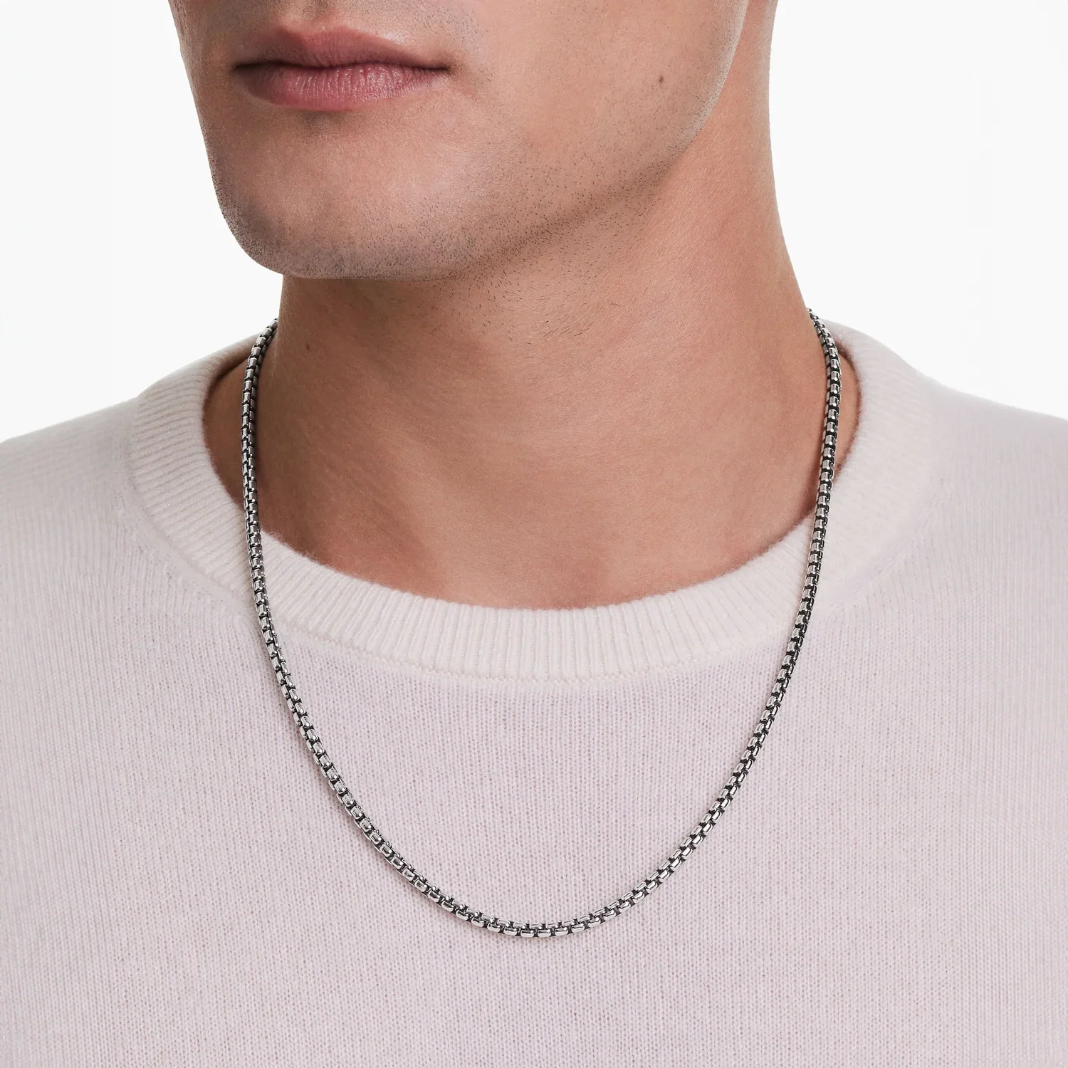 C049W B.Tiff Round Box Chain by B.Tiff New York - Image 3