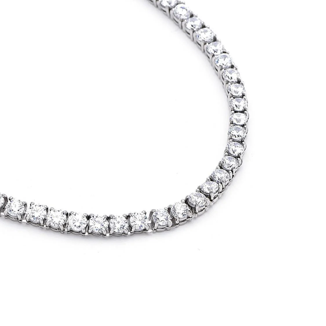 C103W B.Tiff 3mm Tennis Necklace by B.Tiff New York - Image 2