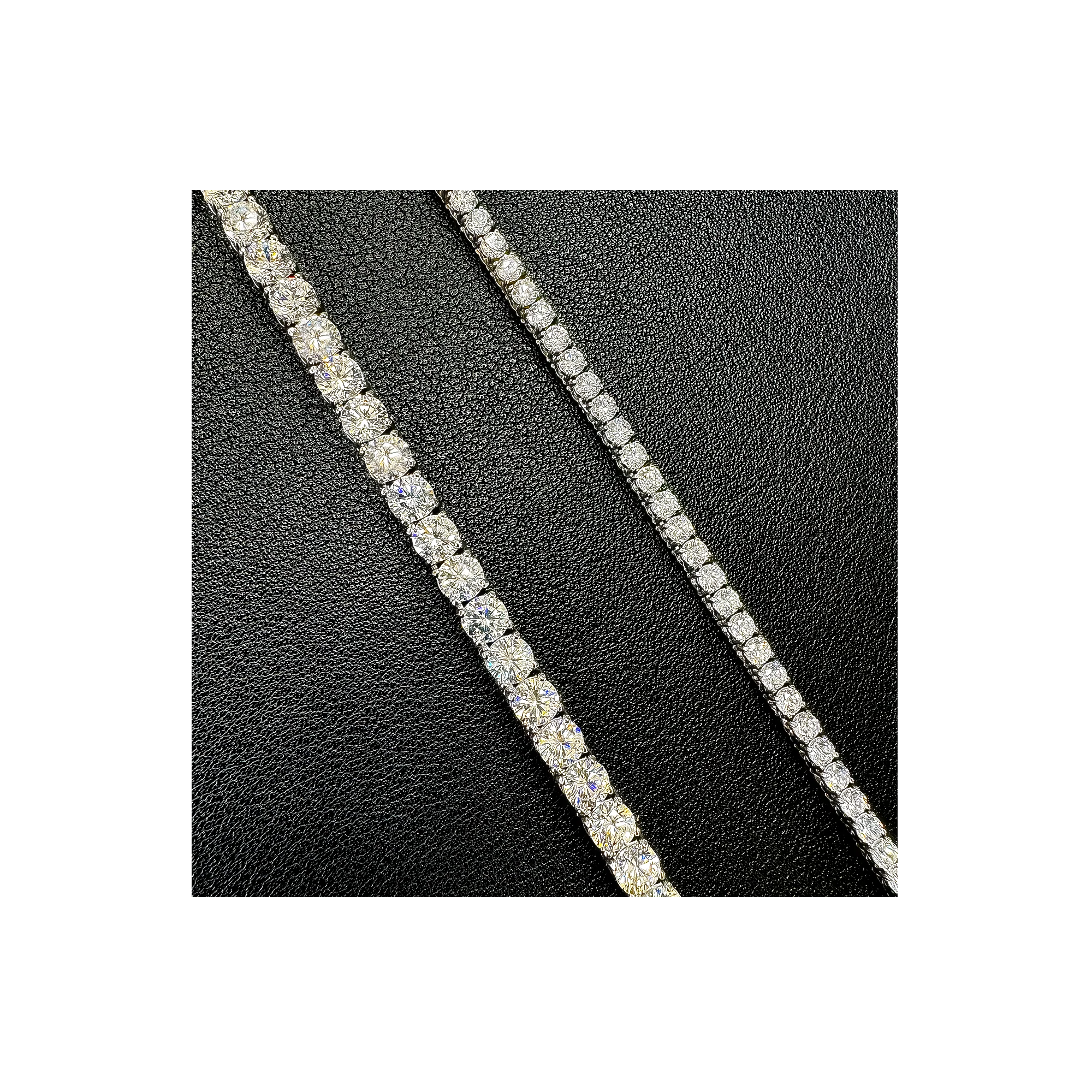 C103W B.Tiff 3mm Tennis Necklace by B.Tiff New York - Image 6