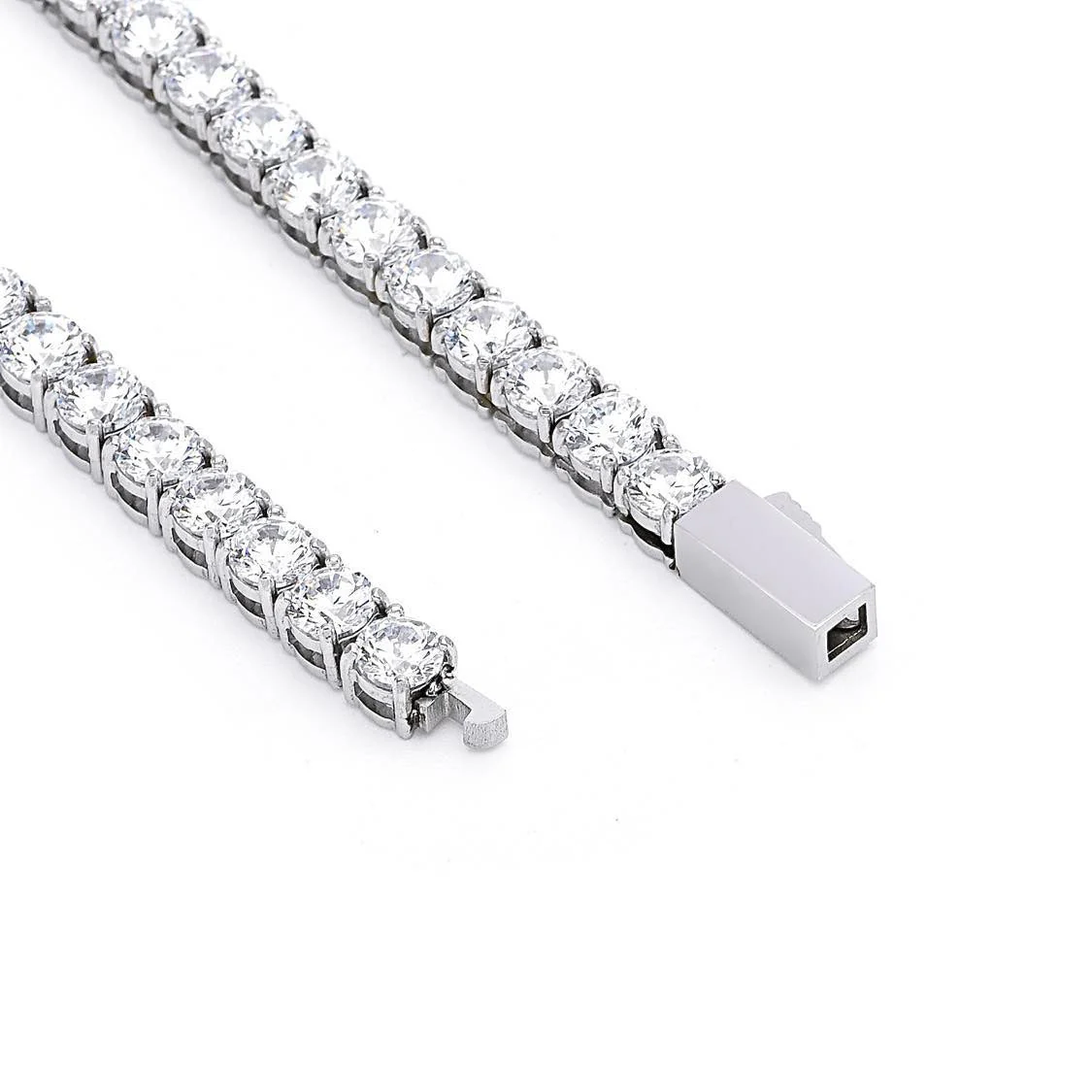 C105W B.Tiff 5mm Tennis Necklace by B.Tiff New York - Image 3