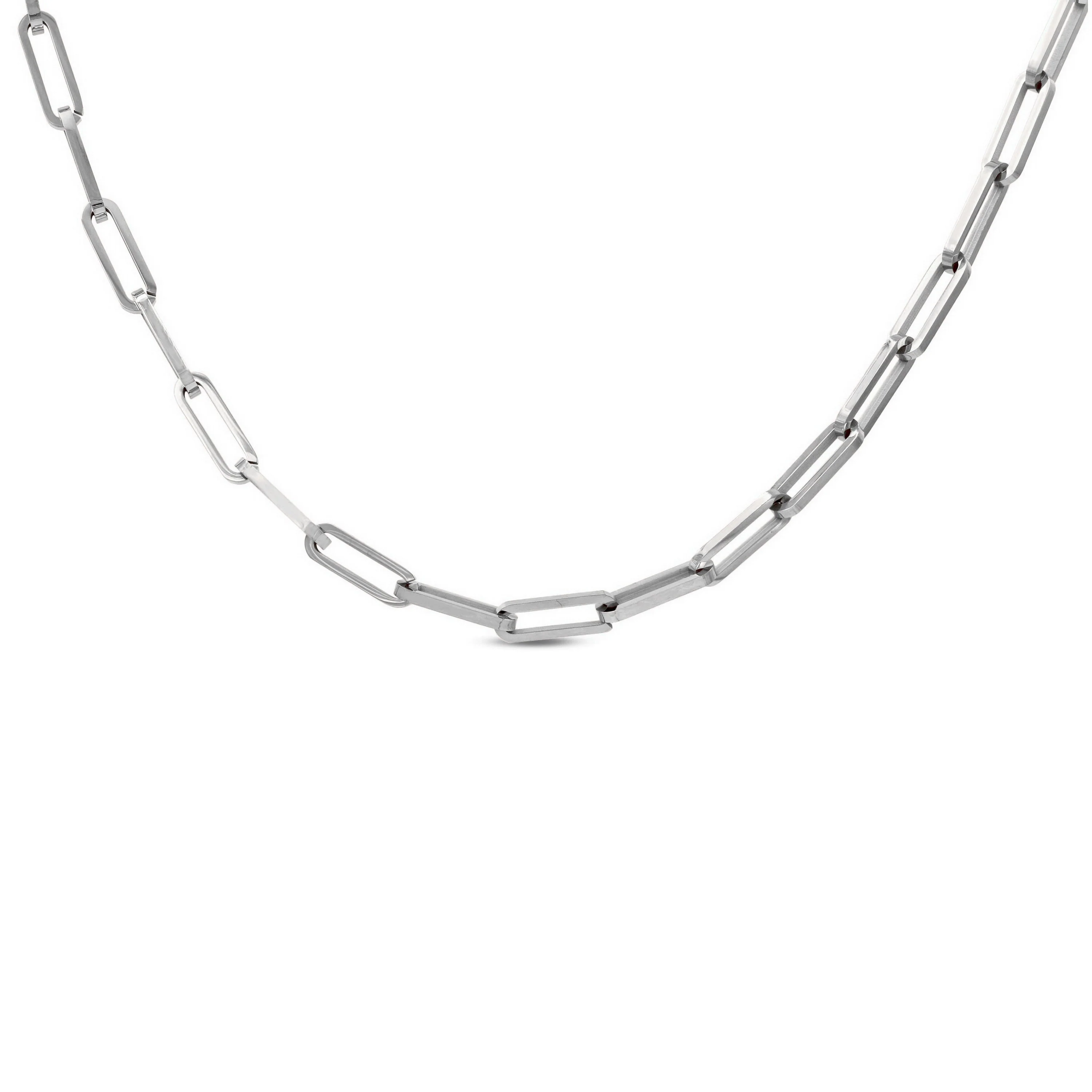 C860W B.Tiff "Jemma" Paperclip Flat Long Adjustable Link Necklace by B.Tiff New York - Image 3