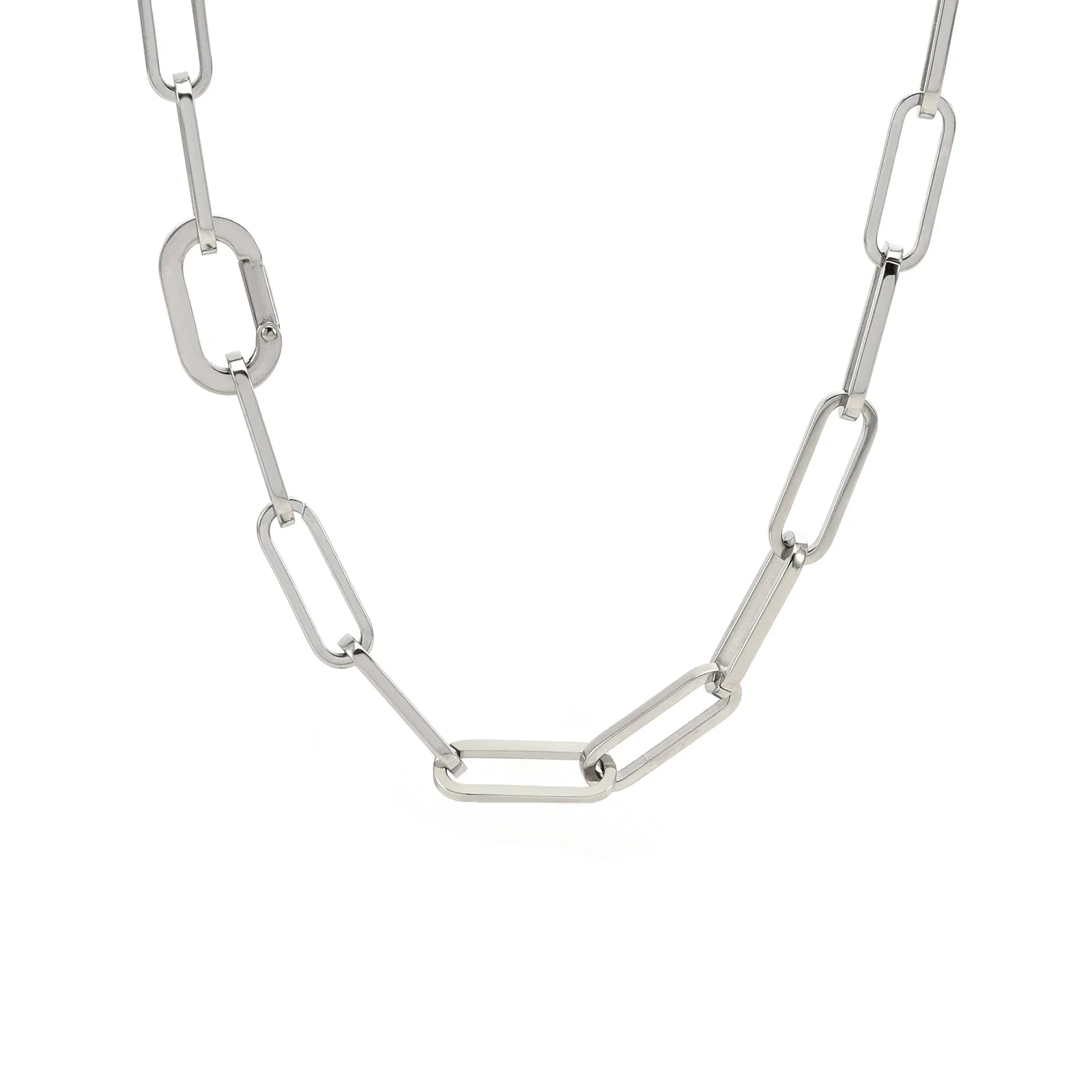 C860W B.Tiff "Jemma" Paperclip Flat Long Adjustable Link Necklace by B.Tiff New York - Image 4