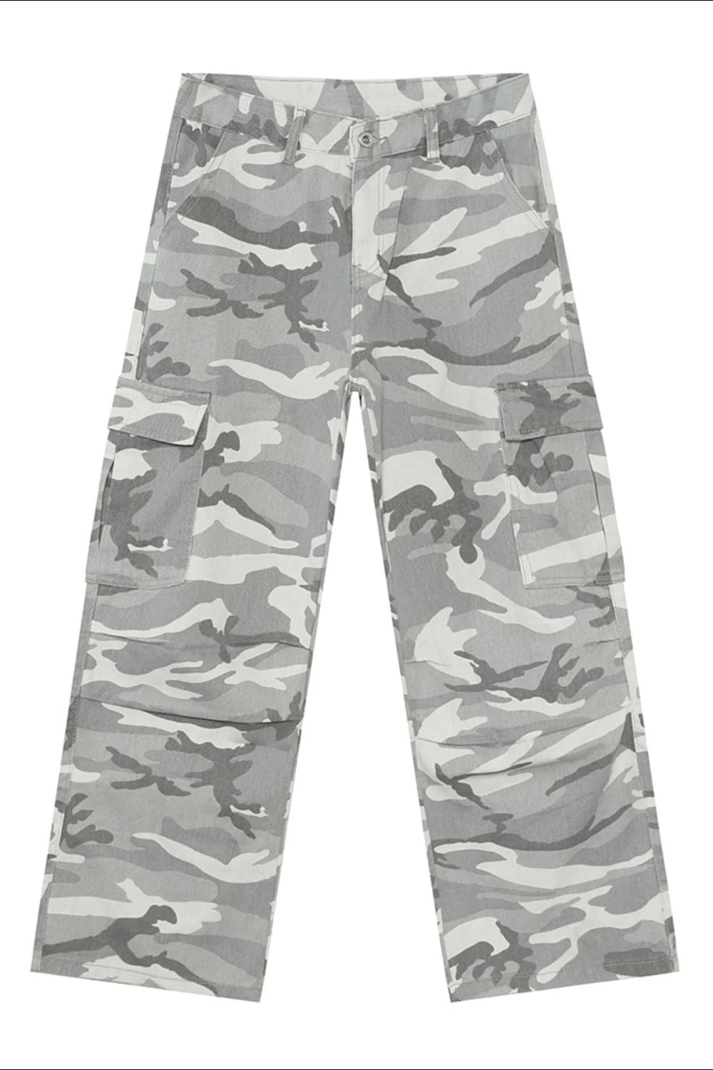 Camouflage Cargo Jeans with Pockets - Image 7