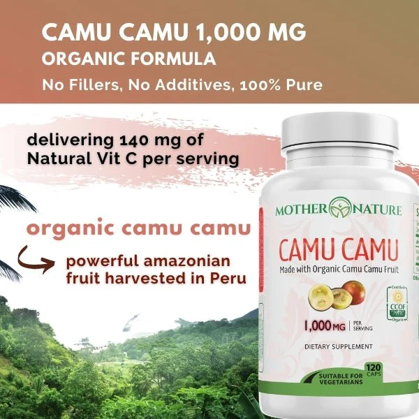 Camu Camu Capsules by Mother Nature Organics - Image 5