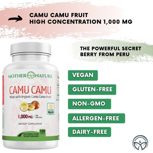 Camu Camu Capsules by Mother Nature Organics - Image 8