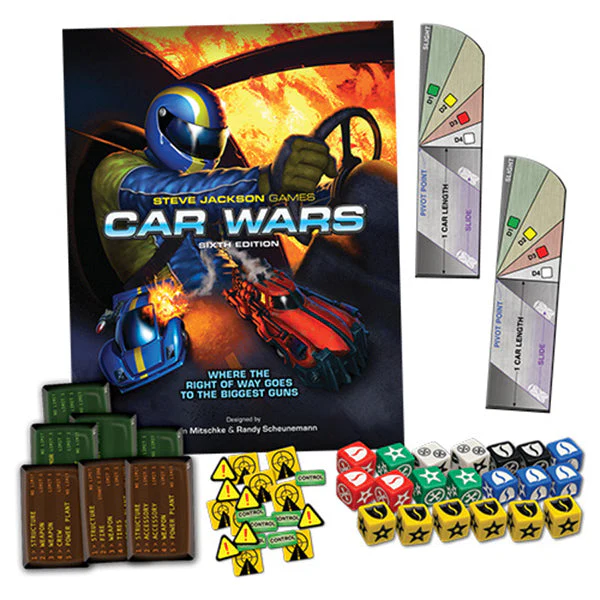 Car Wars: 2 Player Starter Set Blue/Green - Image 2