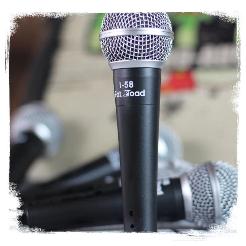 Cardioid Vocal Microphones with XLR Mic Cables & Clips (6 Pack) by FAT TOAD - Dynamic Handheld by GeekStands.com - Image 12