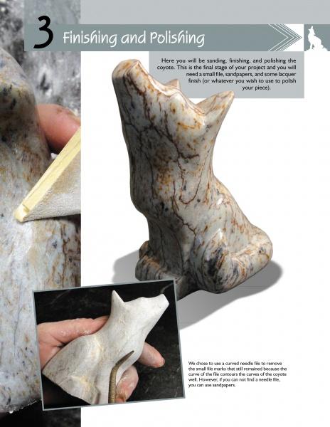 Carving a Coyote in Soapstone by Schiffer Publishing - Image 4