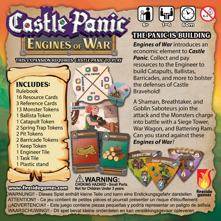 Castle Panic 2nd Edition:  Engines of War Expansion - Image 3