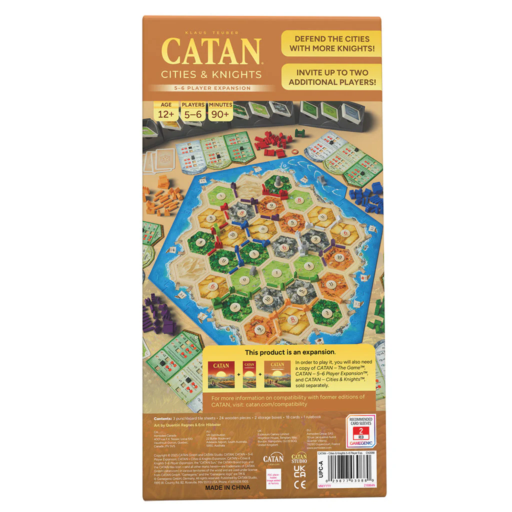 Catan: Cities & Knights 5-6 Player Expansion (6th Edition) - Image 2