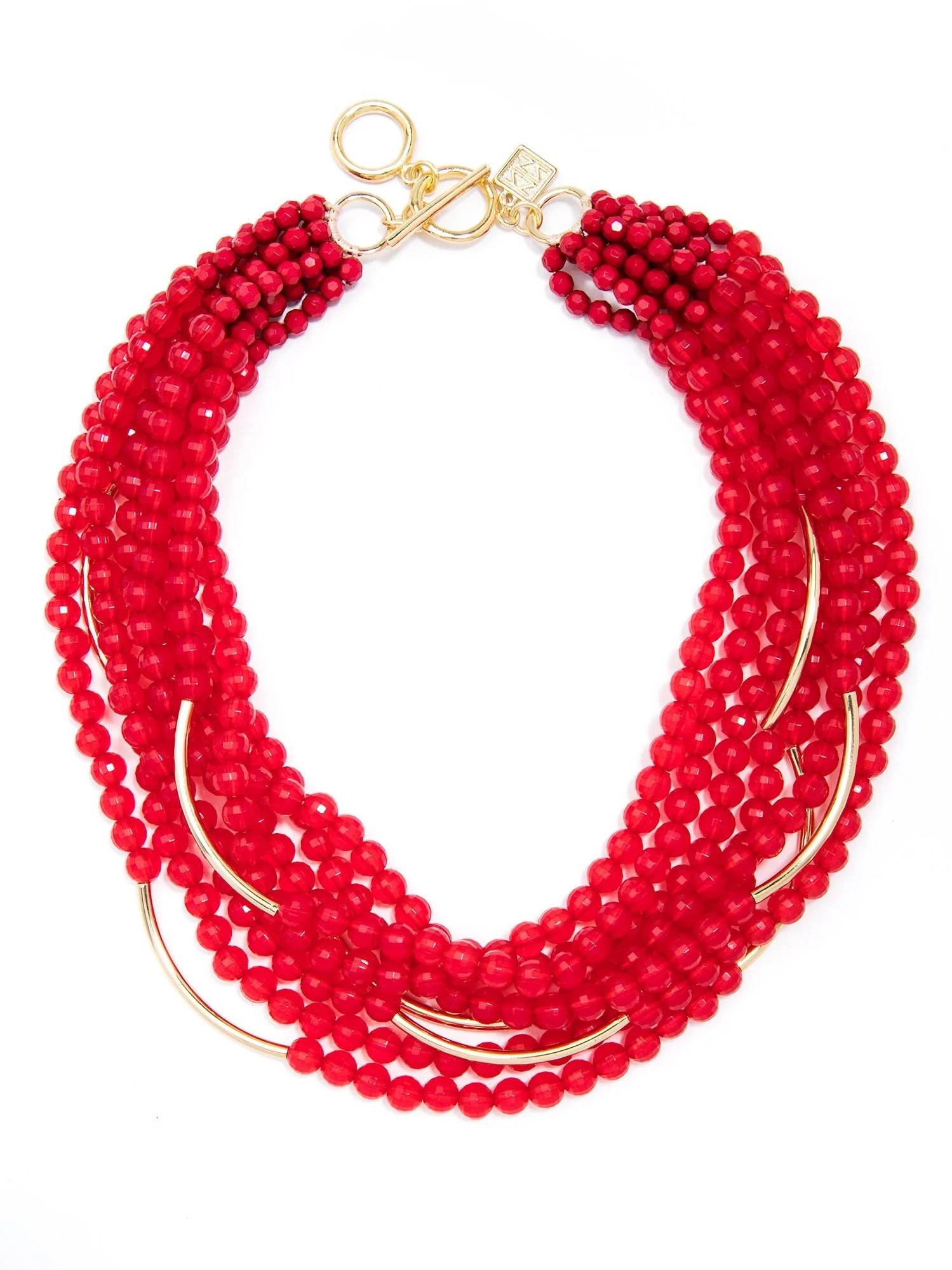 Catch The Wave Beaded Necklace by ZENZII - Image 4