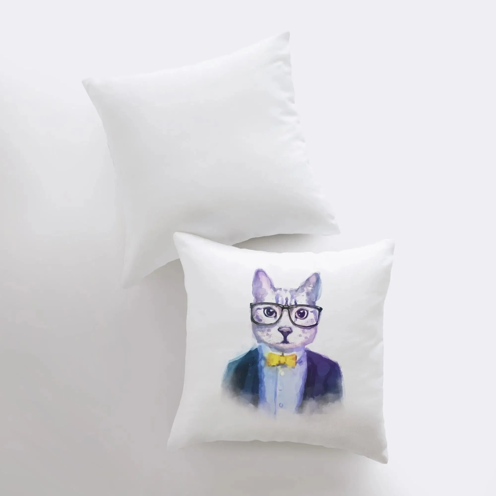 Cats | Hipster | Pillow Cover | Throw Pillow | Cat Gift | Home Decor | Cute Throw Pillows | Best Throw Pillows | Unique Decorative Pillows by UniikPillows - Image 4