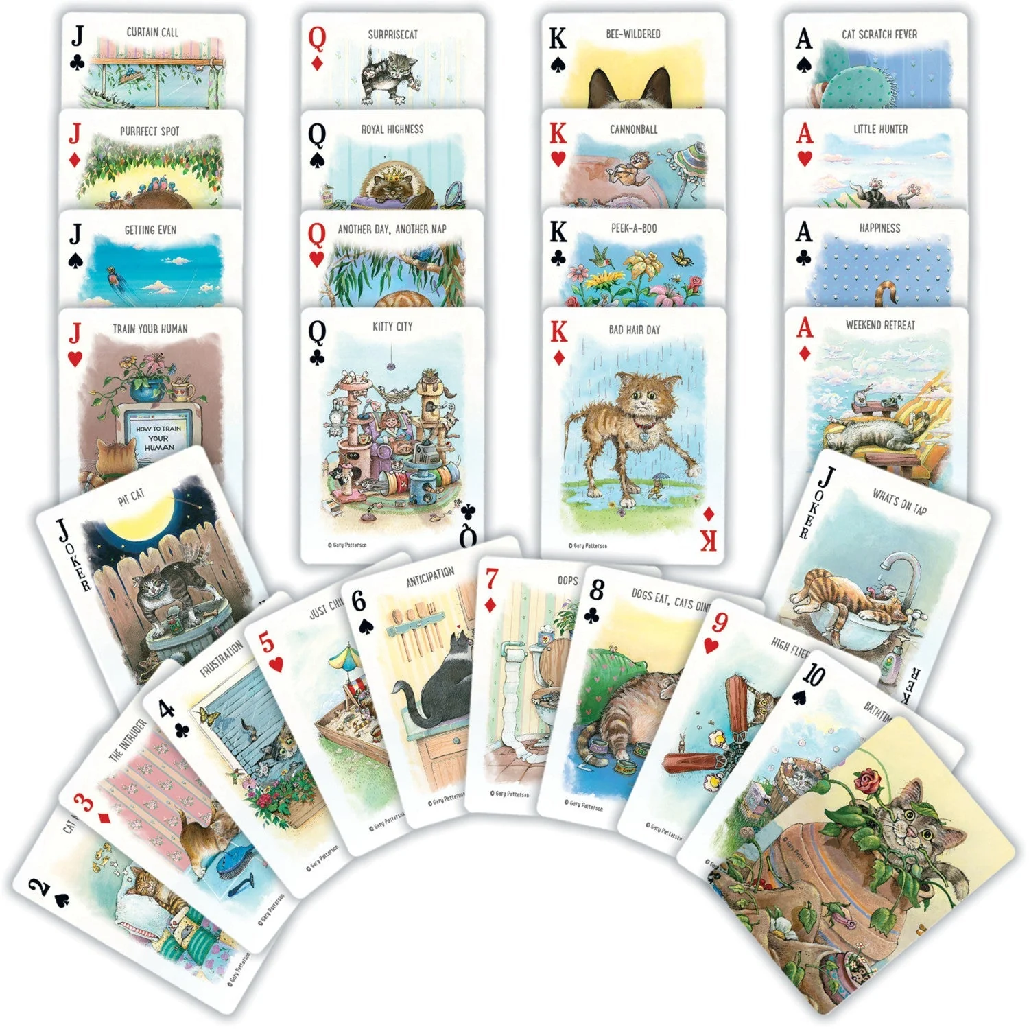 Cats Playing Cards - 54 Card Deck by MasterPieces Puzzle Company INC - Image 2