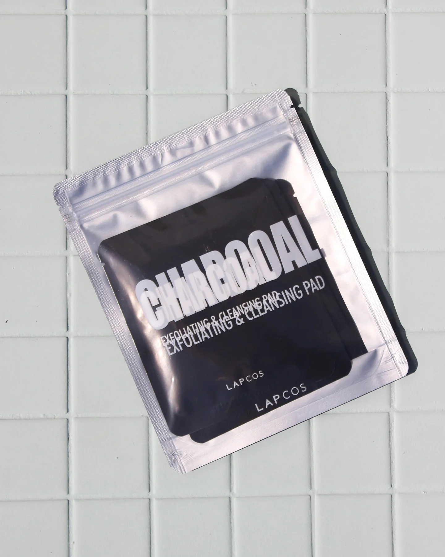 Charcoal Exfoliating & Cleansing Pad by LAPCOS - Image 4
