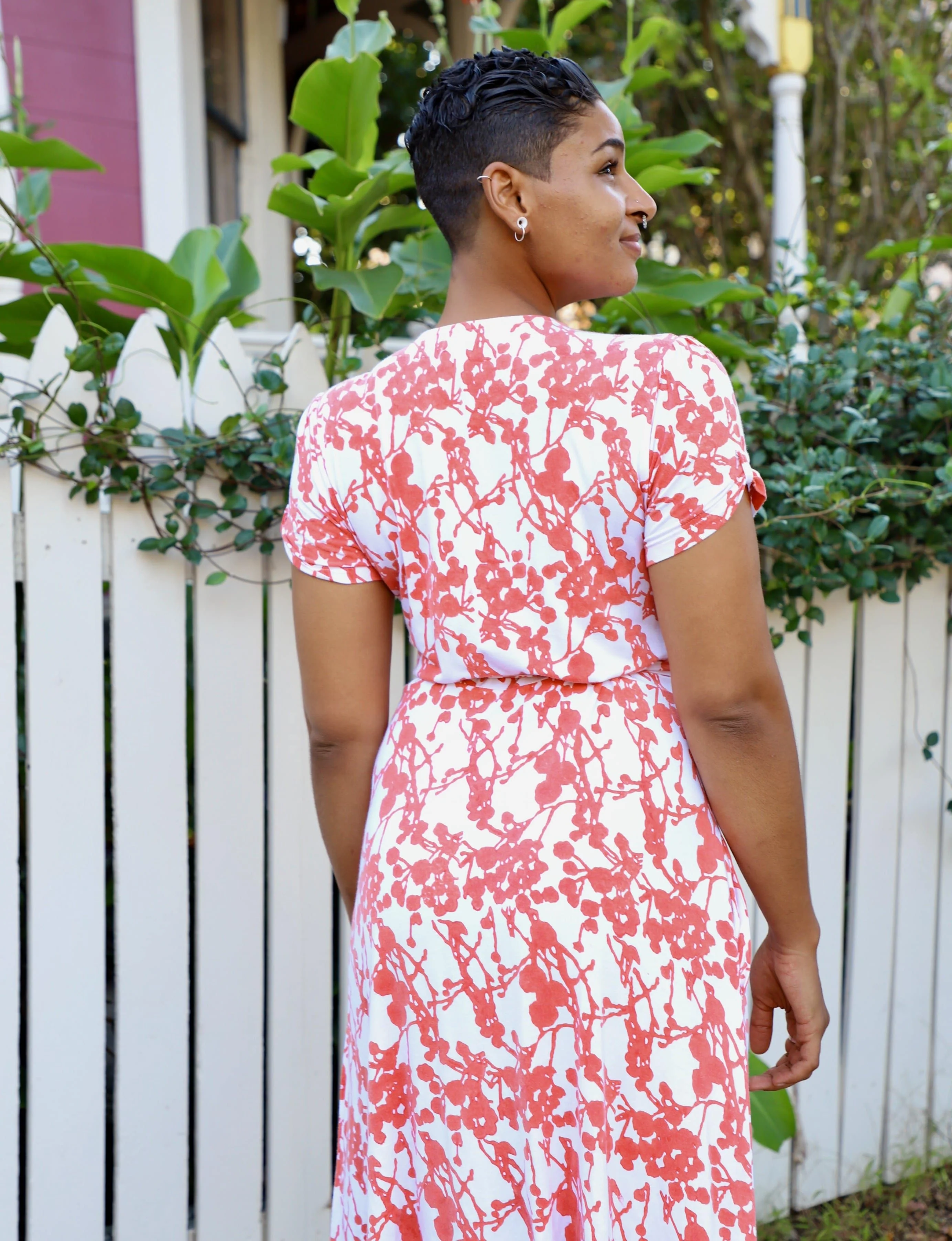 Charmed Organic Wrap Dress by Passion Lilie - Image 4