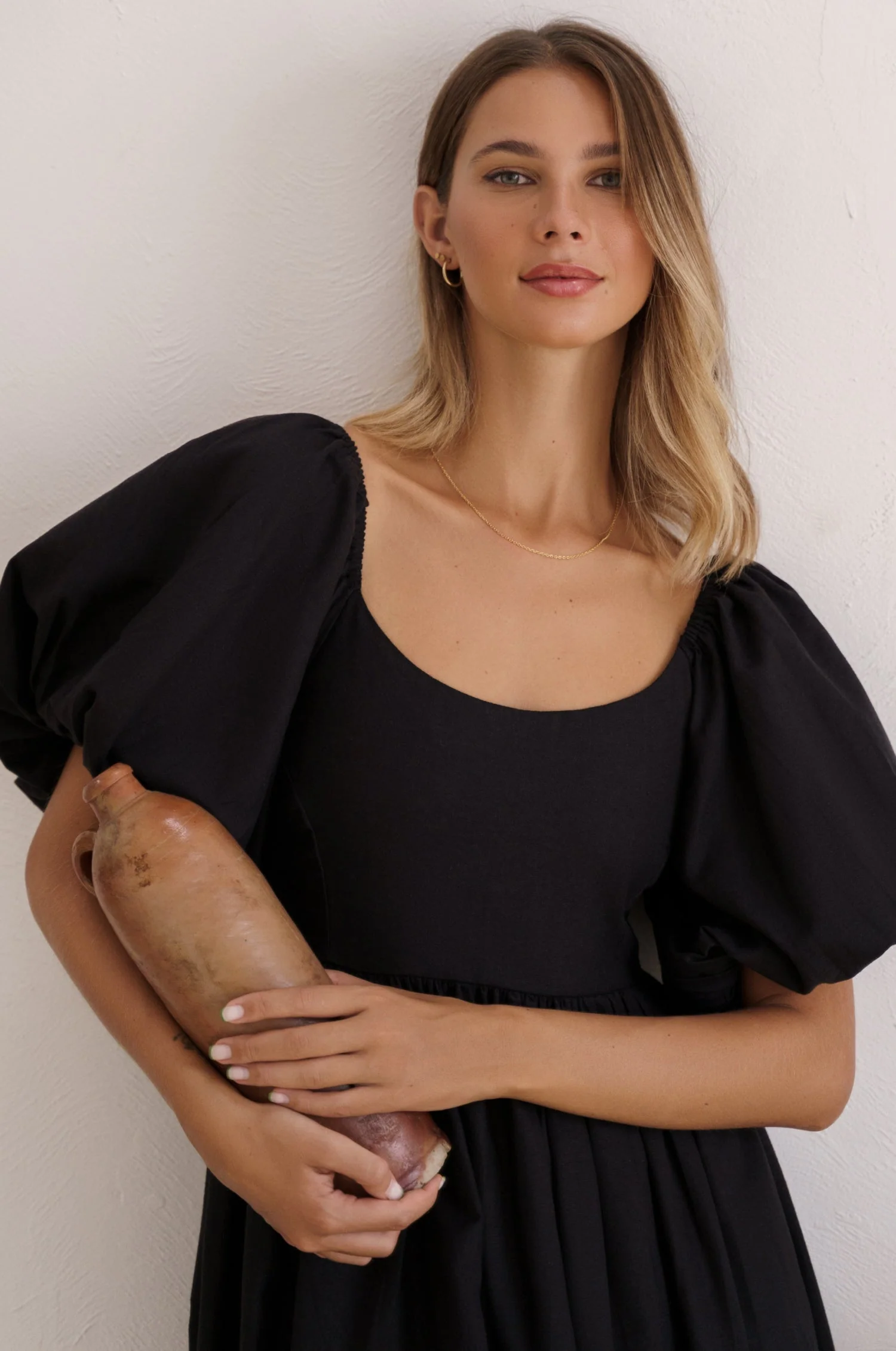 Cherie Puff Sleeve Midi Dress by ELF - Image 29