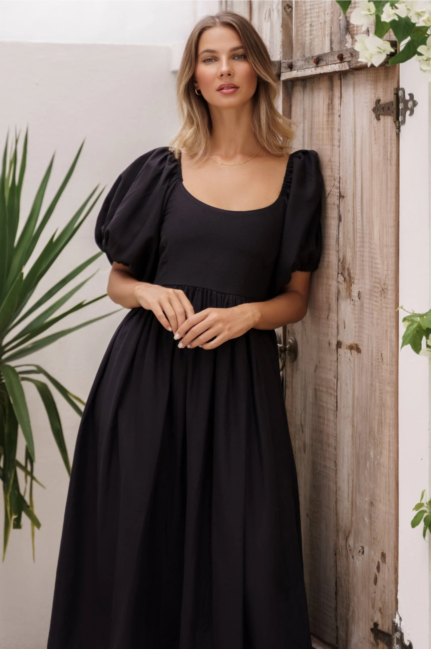Cherie Puff Sleeve Midi Dress by ELF - Image 21