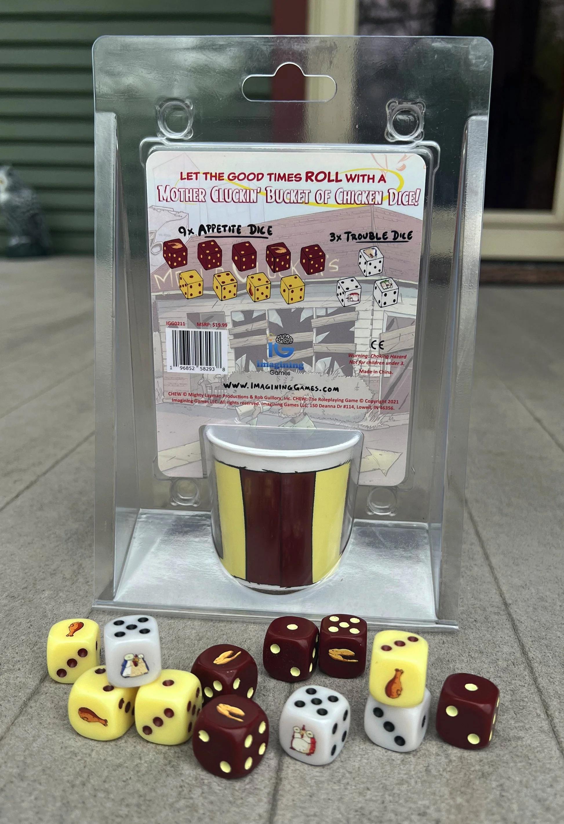 CHEW: Mother Cluckin' Bucket of Chicken Dice - Image 3