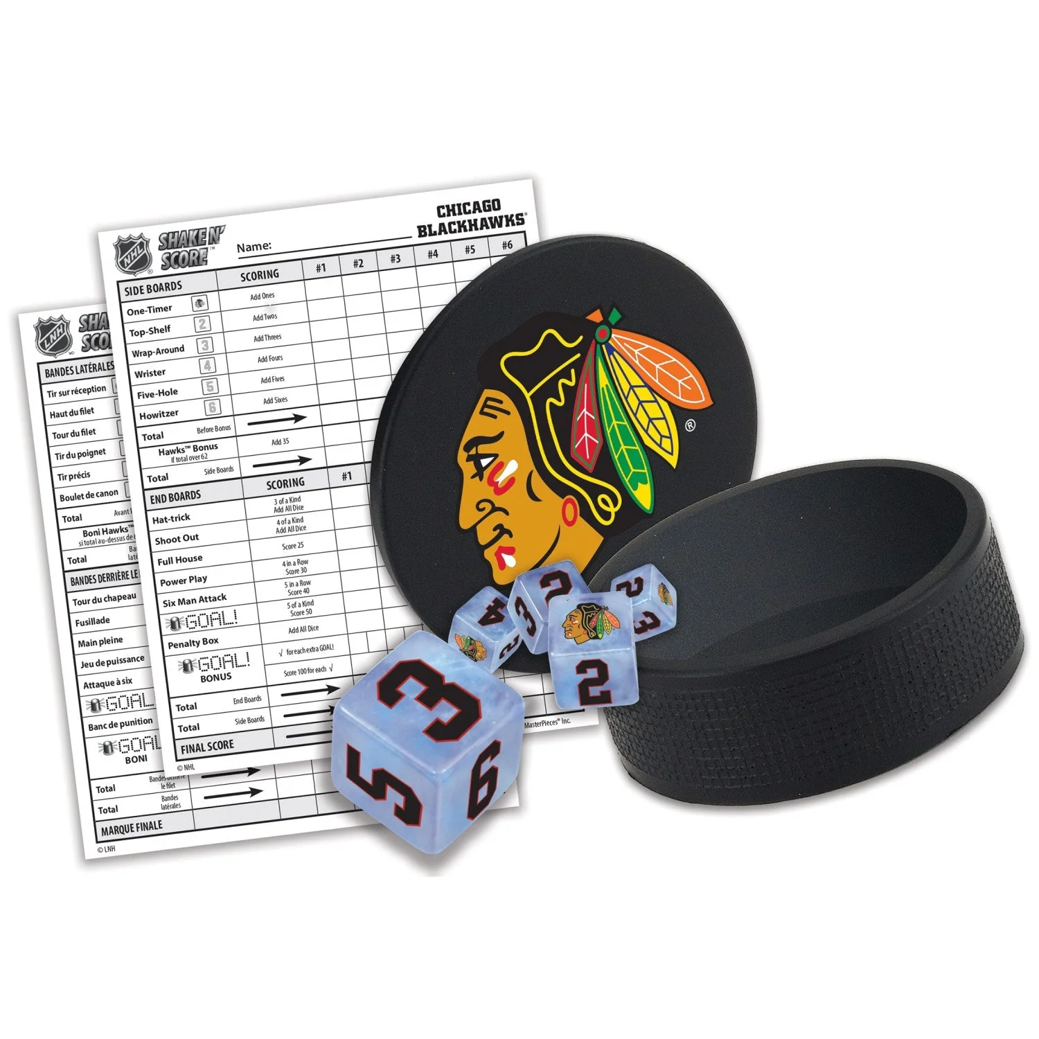 Chicago Blackhawks Shake n' Score by MasterPieces Puzzle Company INC - Image 2