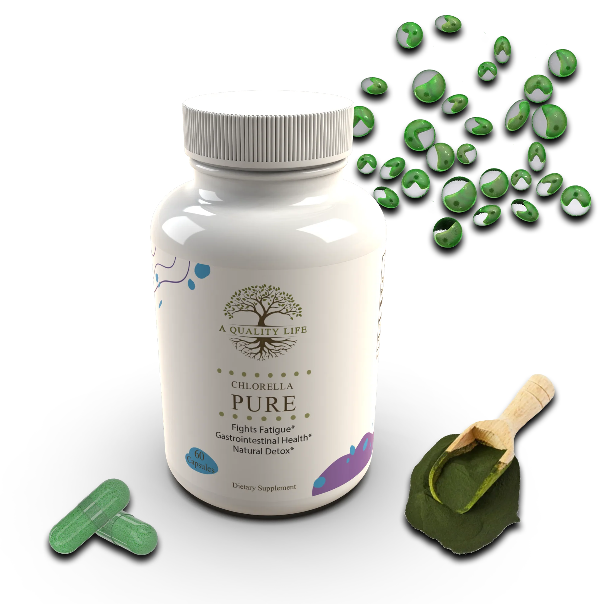 Chlorella Pure by A Quality Life Nutrition - Image 2