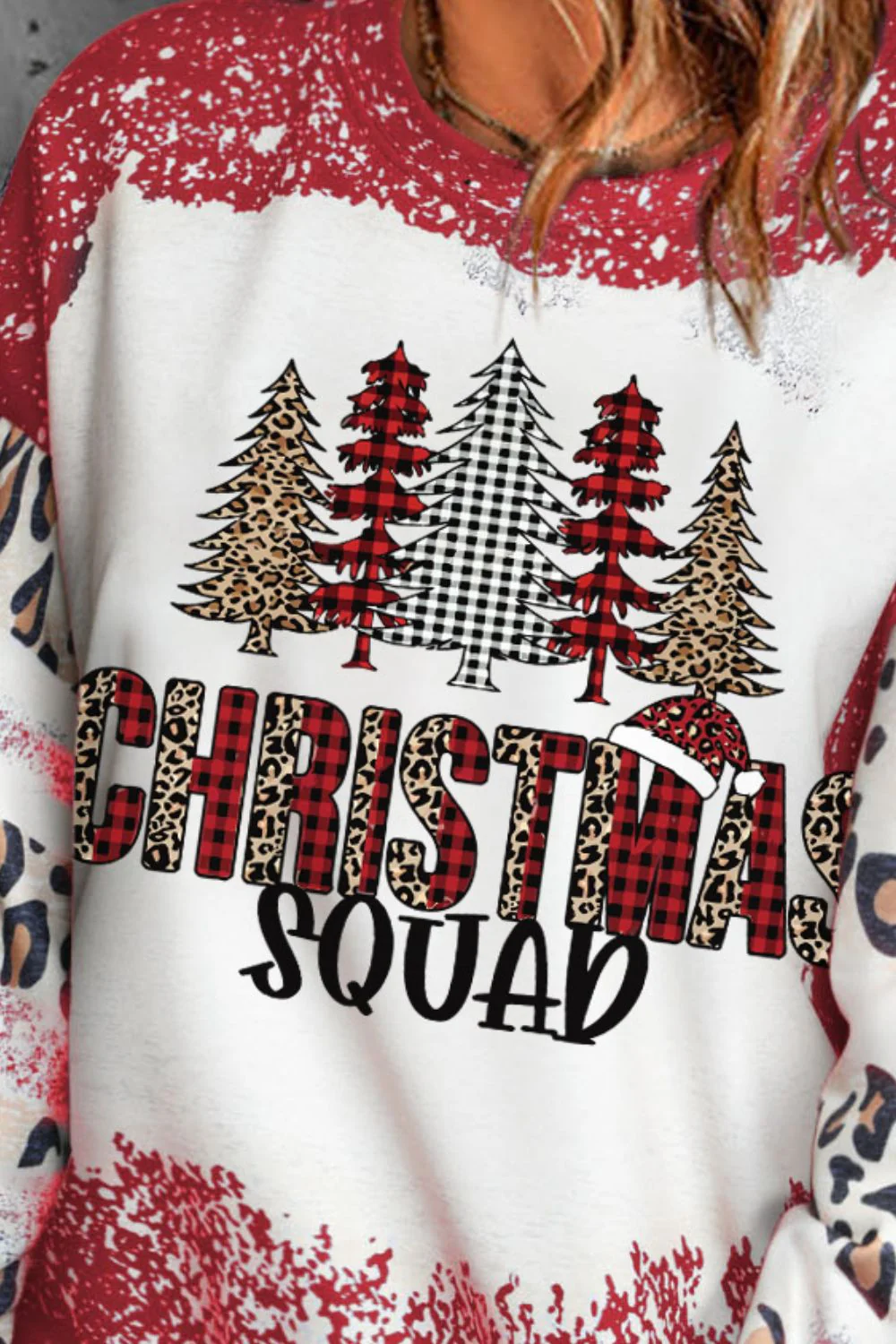 Christmas Tree Graphic Sweatshirt - Image 3