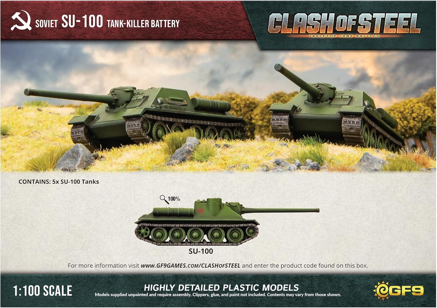 Clash of Steel - Soviet: SU-100 Tank-Killer Battery - Image 2