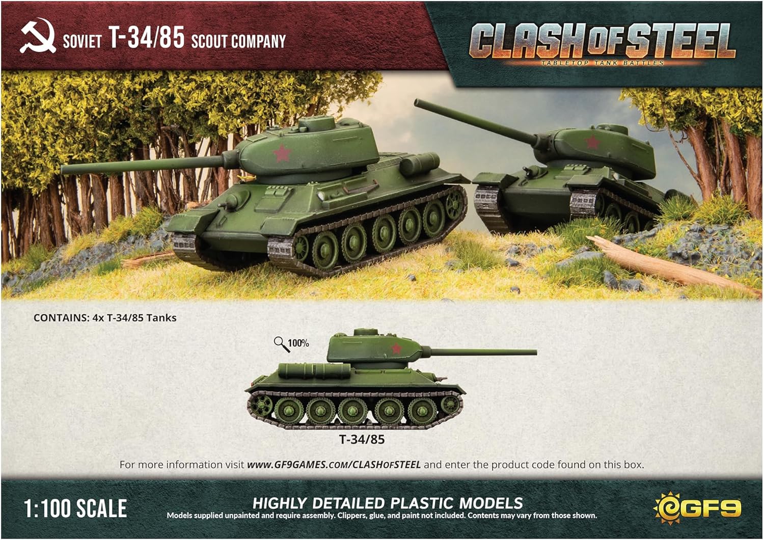 Clash of Steel - Soviet: T-34/85 Scout Company - Image 2