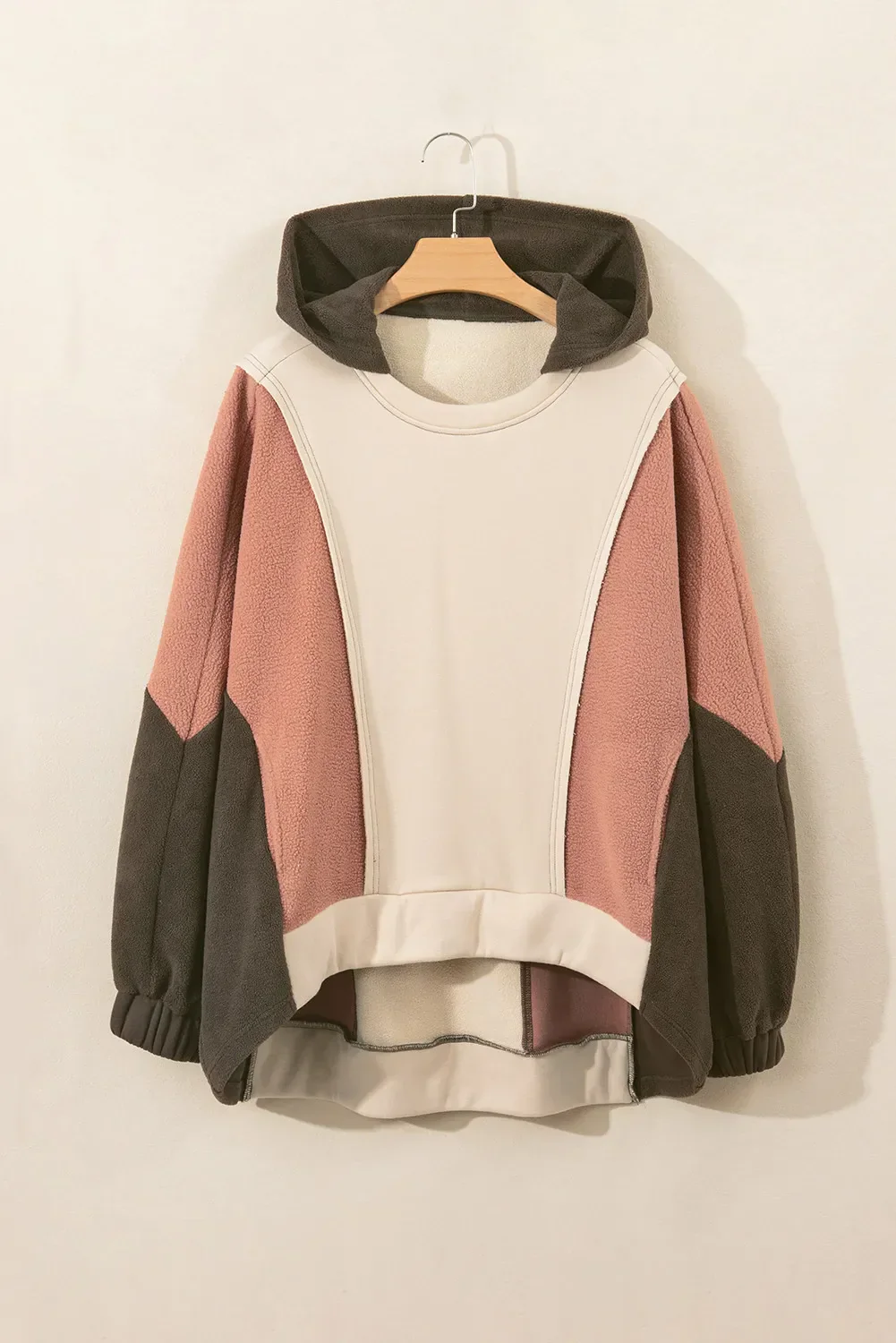 Color Block Long Sleeve Hoodie - Image 2