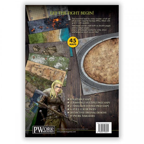 Combat Book 1: Fantasy Rewritable Combat Maps for Tabletop RPGs - Image 2