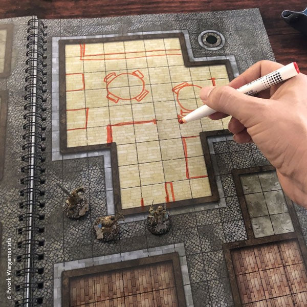 Combat Book 1: Fantasy Rewritable Combat Maps for Tabletop RPGs - Image 6