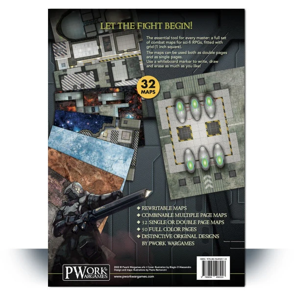 Combat Book 2: Sci-Fi Rewritable Combat Maps for Tabletop RPGs - Image 2