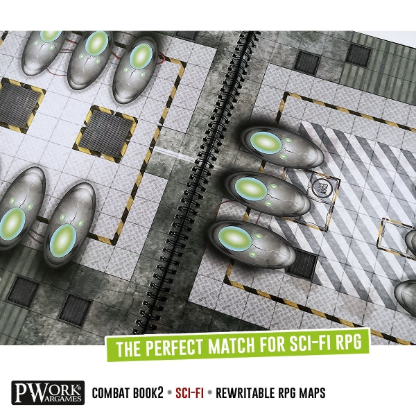 Combat Book 2: Sci-Fi Rewritable Combat Maps for Tabletop RPGs - Image 5