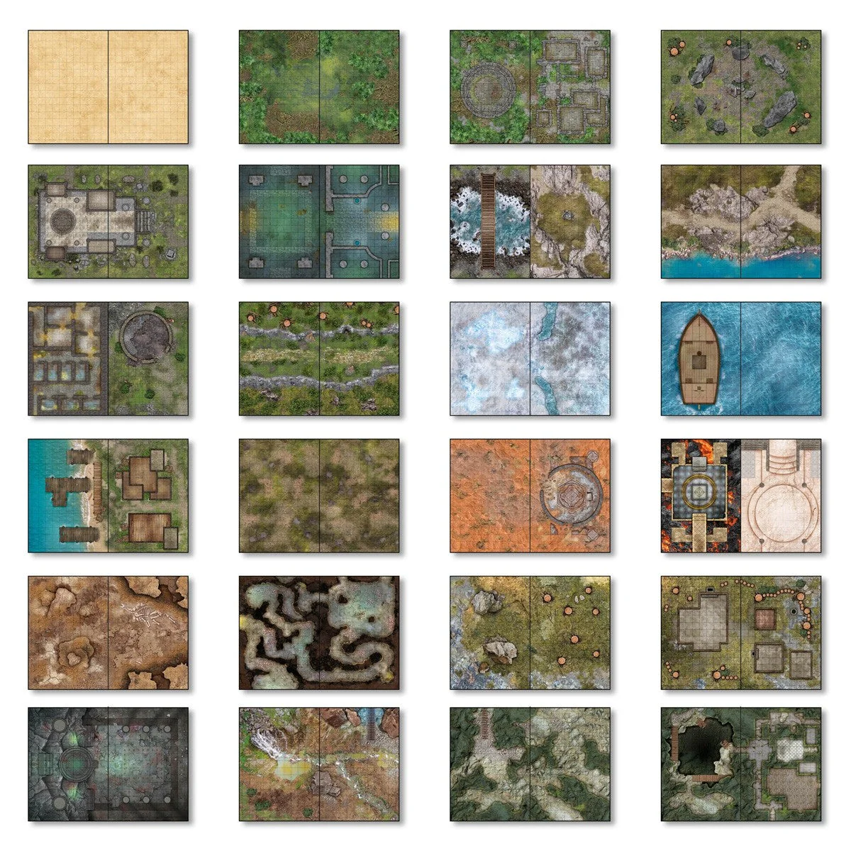 Combat Book 3: Fantasy Rewritable Combat Maps for Tabletop RPGs - Image 2