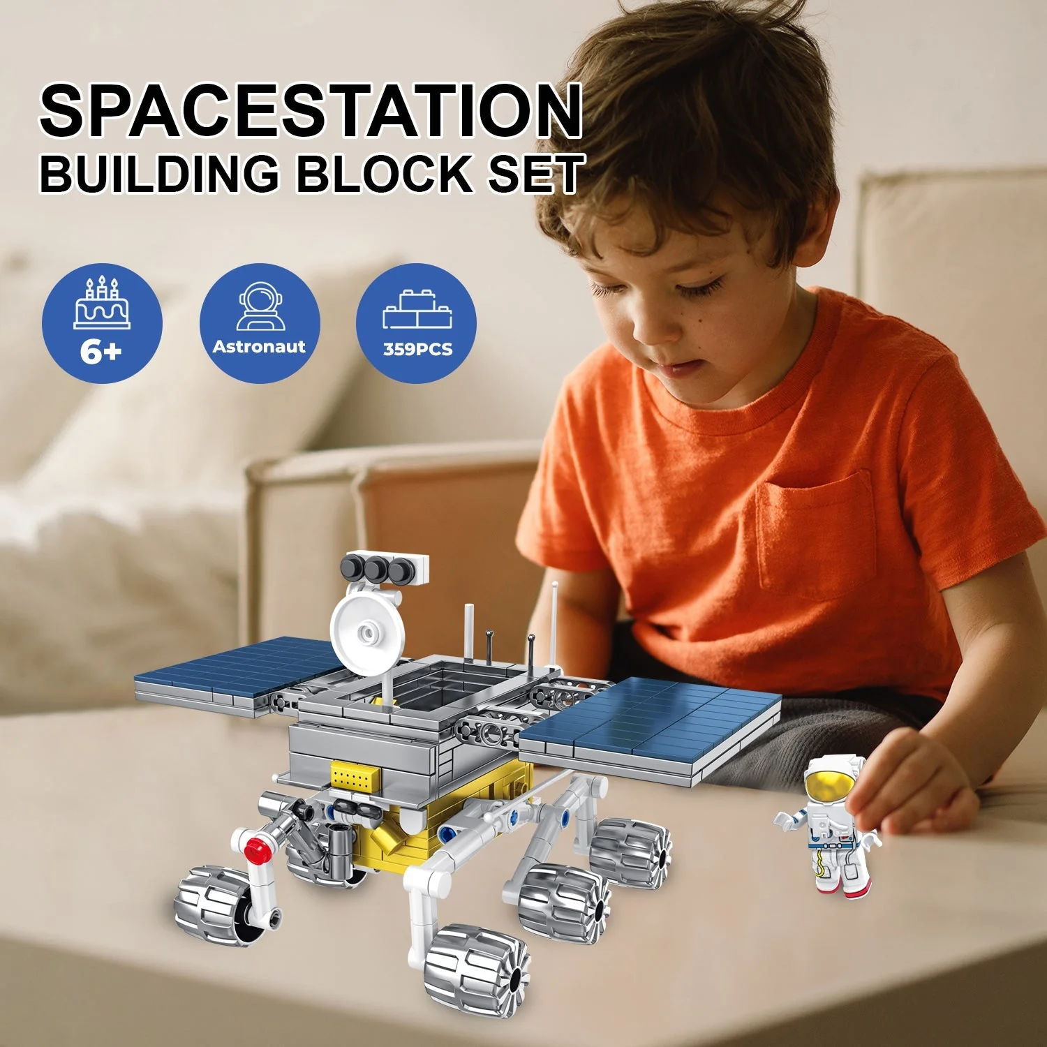 Contixo BK06 Aerospace Series Mars Rover Building Block Set - 359 PCS by Contixo - Image 3