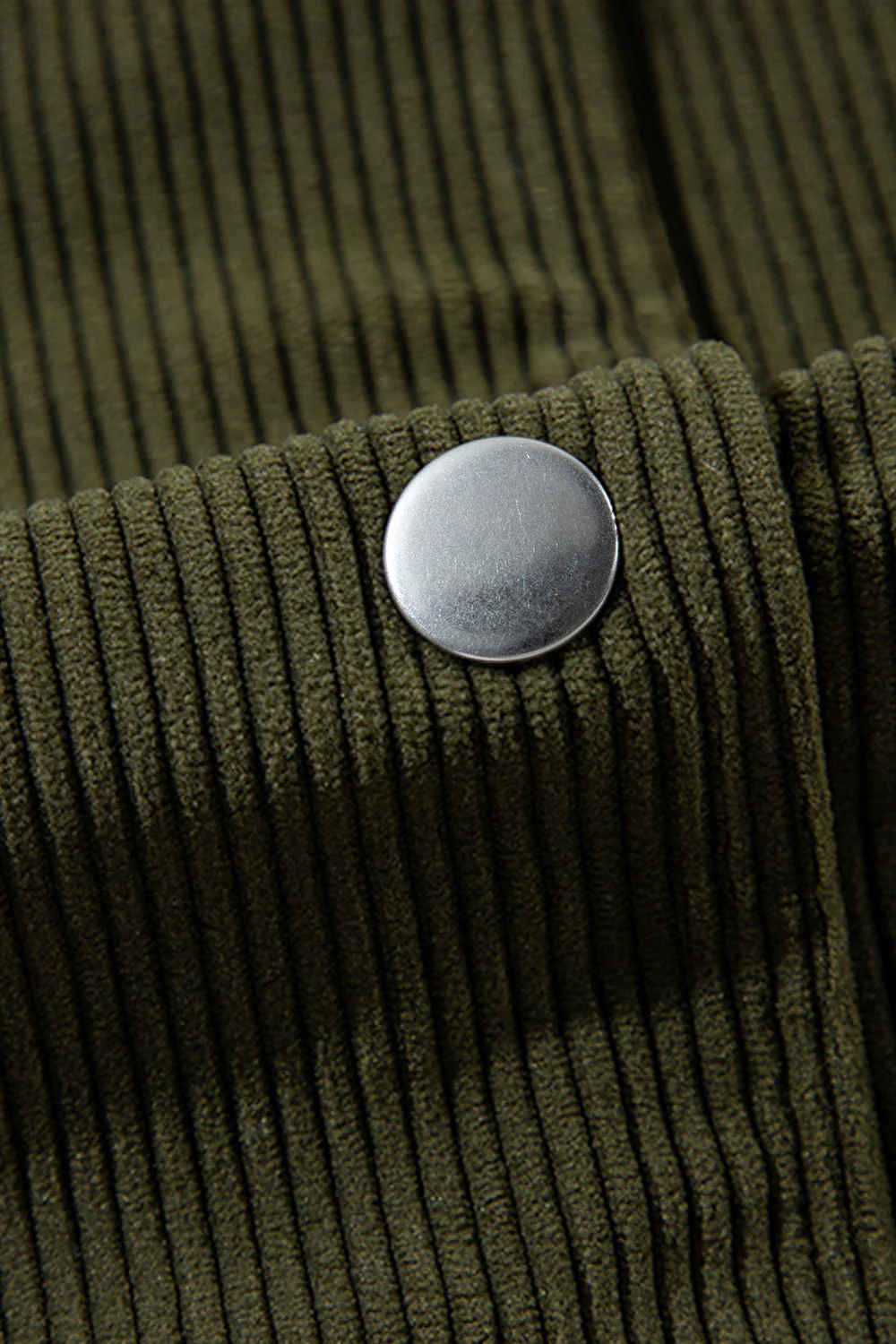 Contrast Baseball Collar Snap Down Long Sleeve Jacket - Image 7