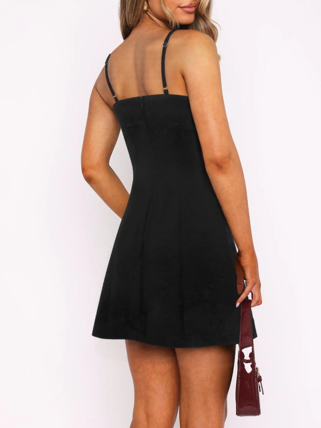 Contrast Mini Cami Dress - Image 3