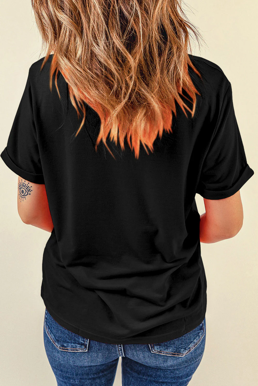 COWBOY Round Neck Short Sleeve T-Shirt - Image 4